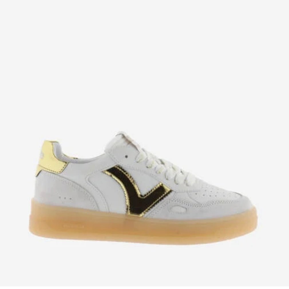 Seul White-Gold Victoria Trainers Jenny Shoo Bootique