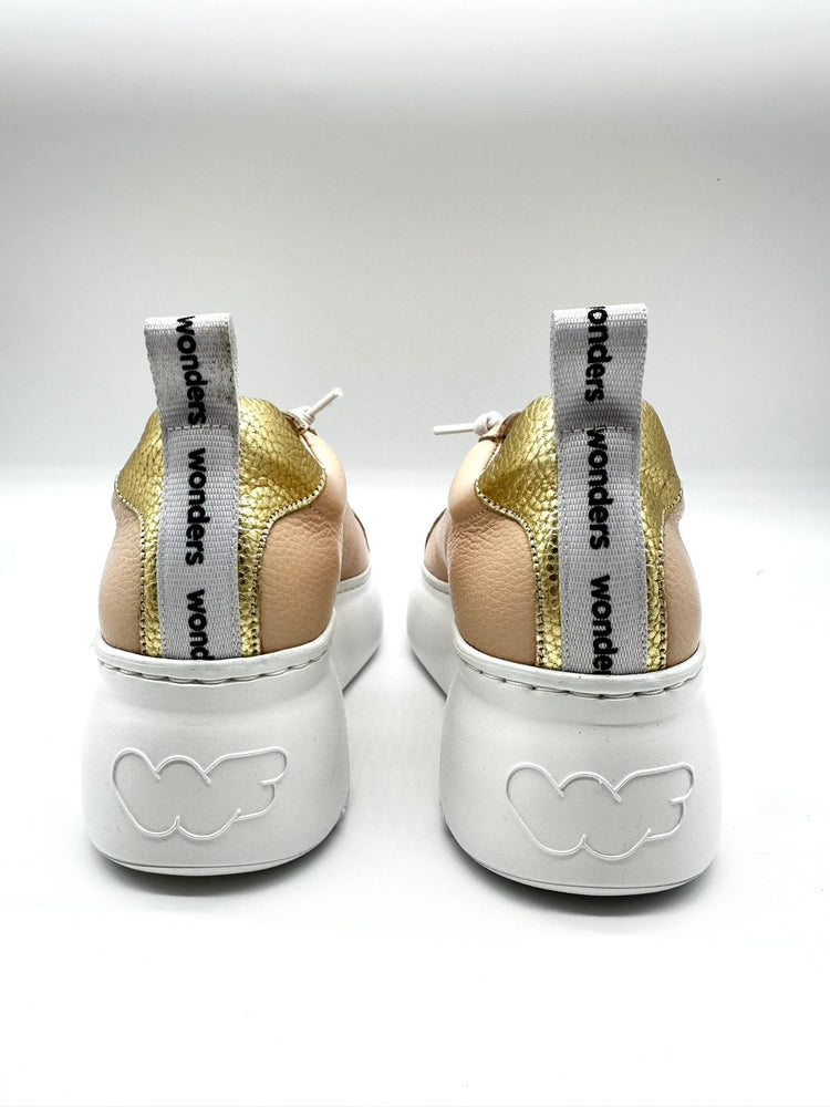 Dorita | Nude - Gold | Wonders | Trainers | Jenny Shoo Bootique