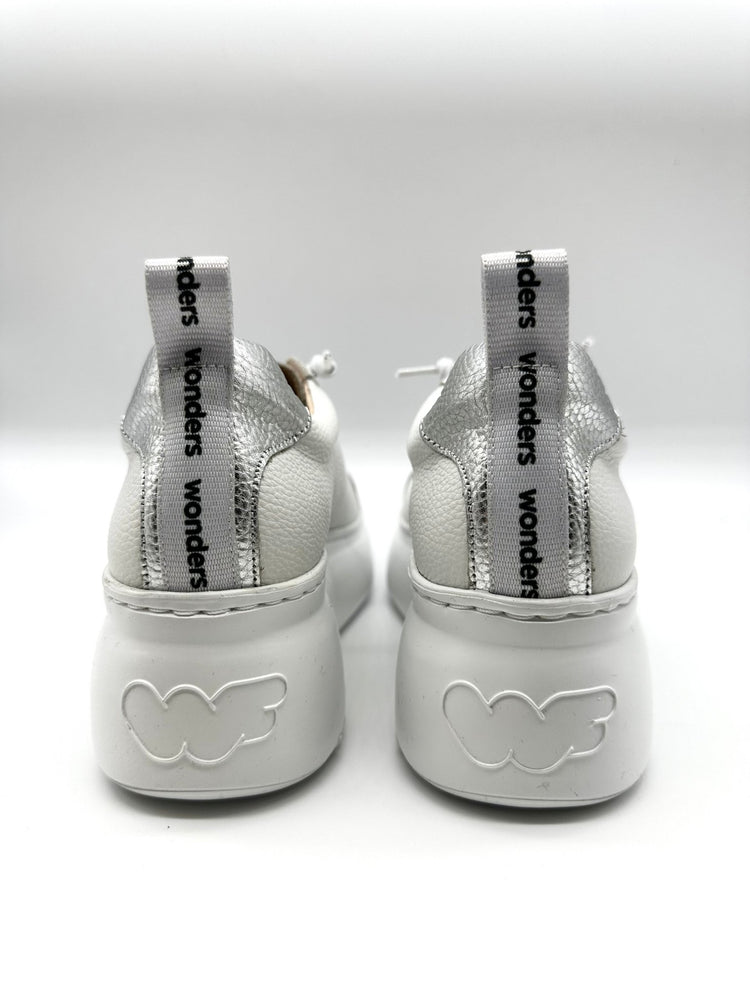 Dorita | Off White - Silver | Wonders | Trainers | Jenny Shoo Bootique