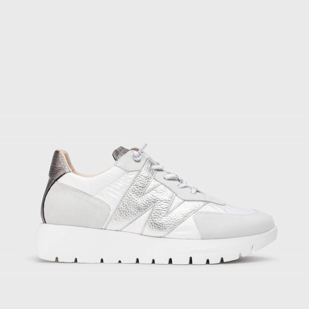 Oslo | White - Silver | Wonders | Trainers | Jenny Shoo Bootique
