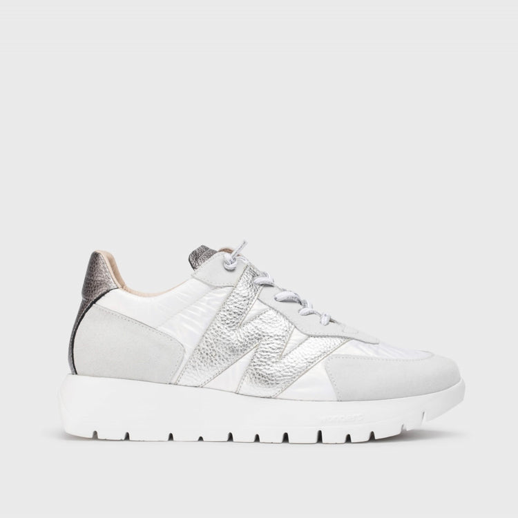 Oslo | White - Silver | Wonders | Trainers | Jenny Shoo Bootique