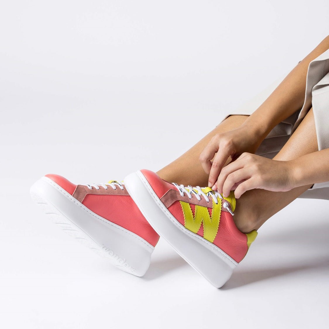Astra | Coral - Cyber Lime | Wonders | Trainers | Jenny Shoo Bootique