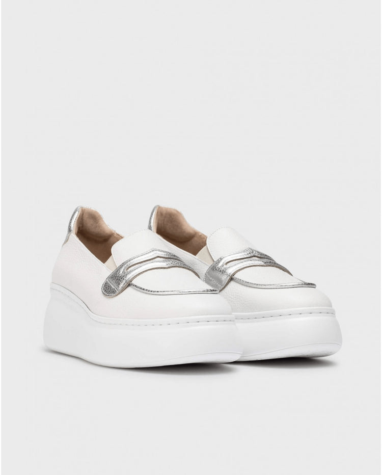 Bacan | White - Silver | Wonders | Wedges | Jenny Shoo Bootique