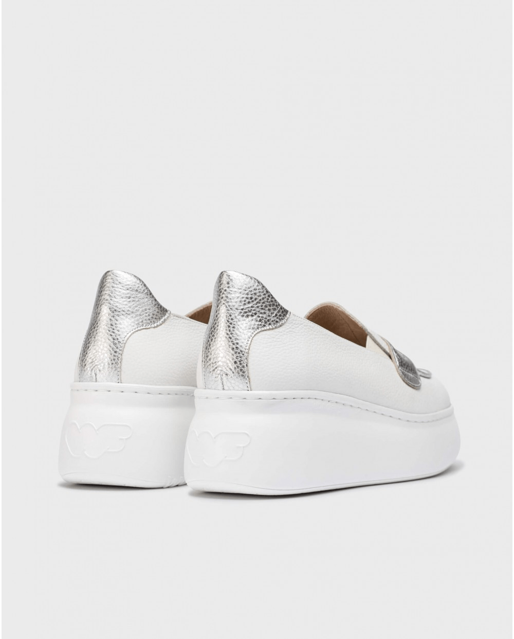 Bacan | White - Silver | Wonders | Wedges | Jenny Shoo Bootique