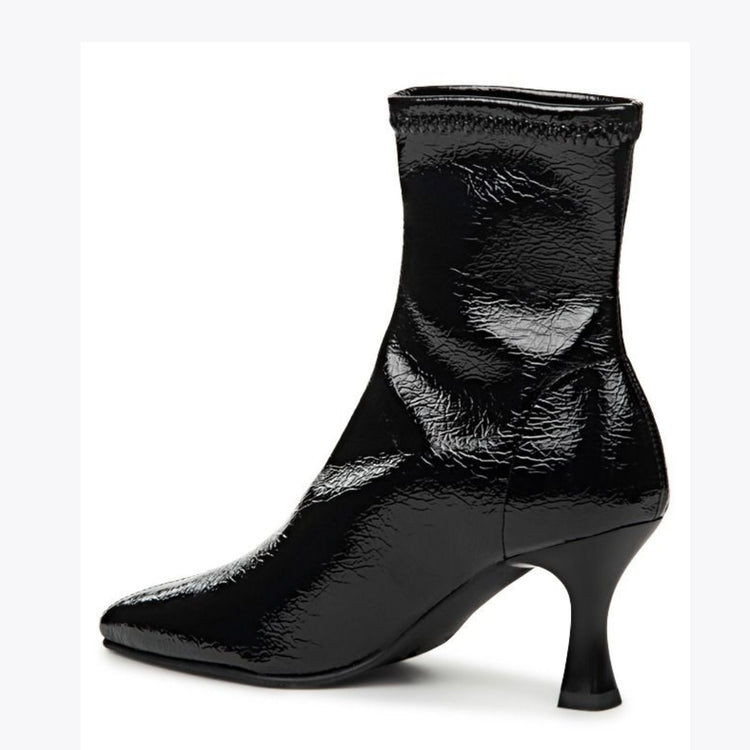 Zeta | Black | Miss Elastic | Ankle Boots | Jenny Shoo Bootique