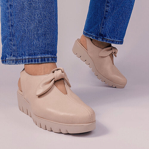 Flora | Nude | Wonders | Wedges | Jenny Shoo Bootique