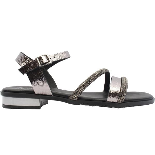 Trixie | Pewter | Oh! My Sandals | Sandals | Jenny Shoo Bootique