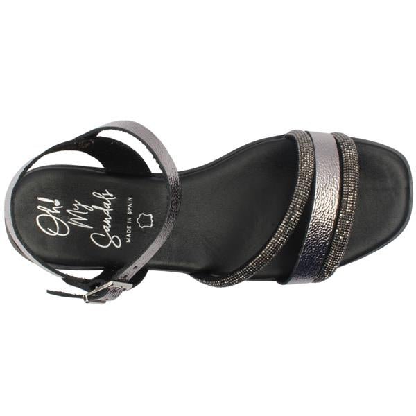 Trixie | Pewter | Oh! My Sandals | Sandals | Jenny Shoo Bootique
