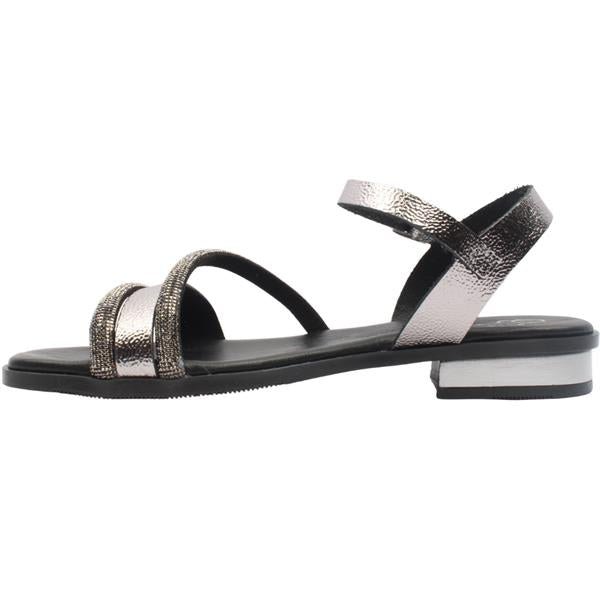Trixie | Pewter | Oh! My Sandals | Sandals | Jenny Shoo Bootique