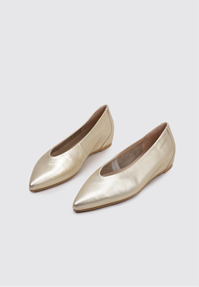 Triana | Gold | Wonders | Flats | Jenny Shoo Bootique