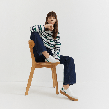 Compete | White - Green | Tamaris | Trainers | Jenny Shoo Bootique
