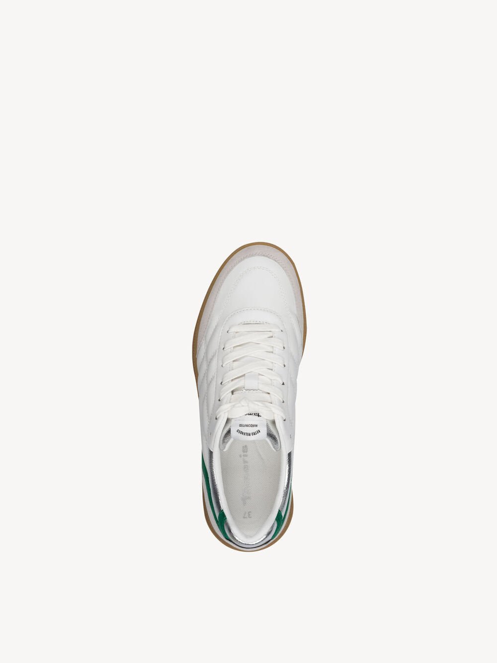 Compete | White - Green | Tamaris | Trainers | Jenny Shoo Bootique