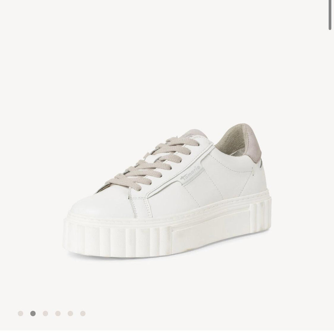 Nuella | White | Tamaris | Trainers | Jenny Shoo Bootique