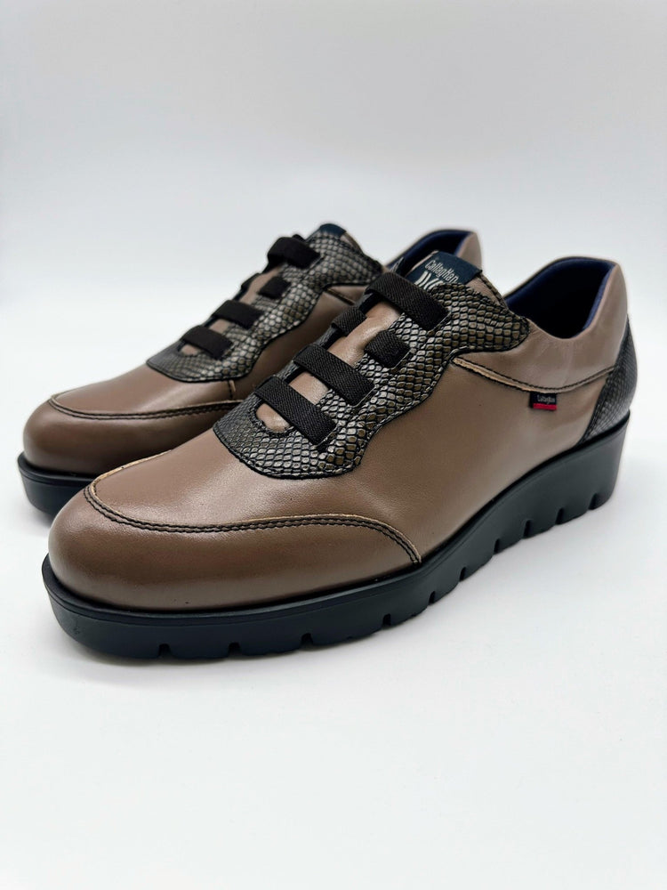 Bari Elastic Lace | Truffle | Callaghan | Wedges | Jenny Shoo Bootique