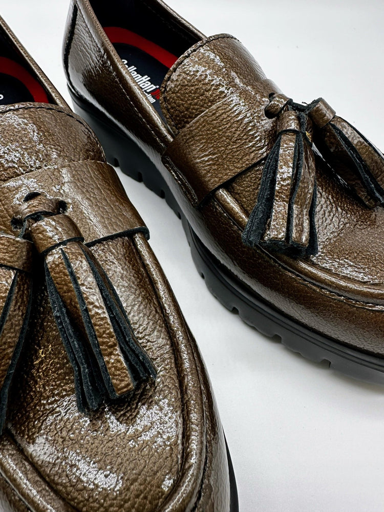 Bari Tassle | Truffle | Callaghan | Flats | Jenny Shoo Bootique