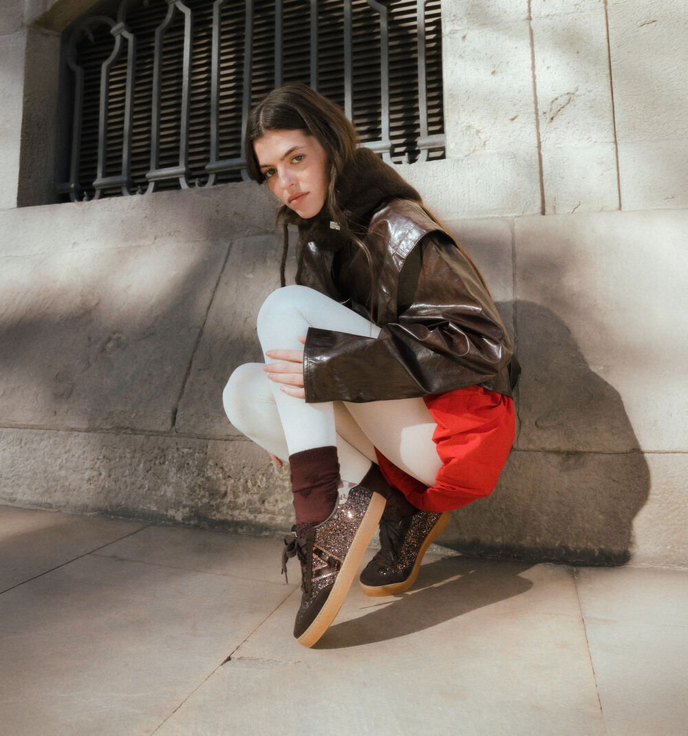 Berlin | Brown Glitter | Victoria | Trainers | Jenny Shoo Bootique