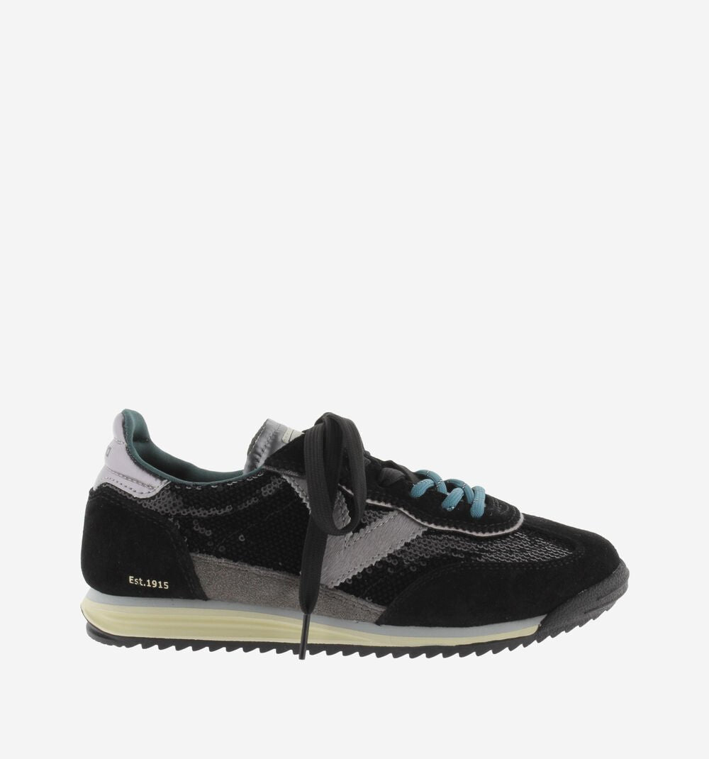 Saturno Sequin | Black | Victoria | Trainers | Jenny Shoo Bootique