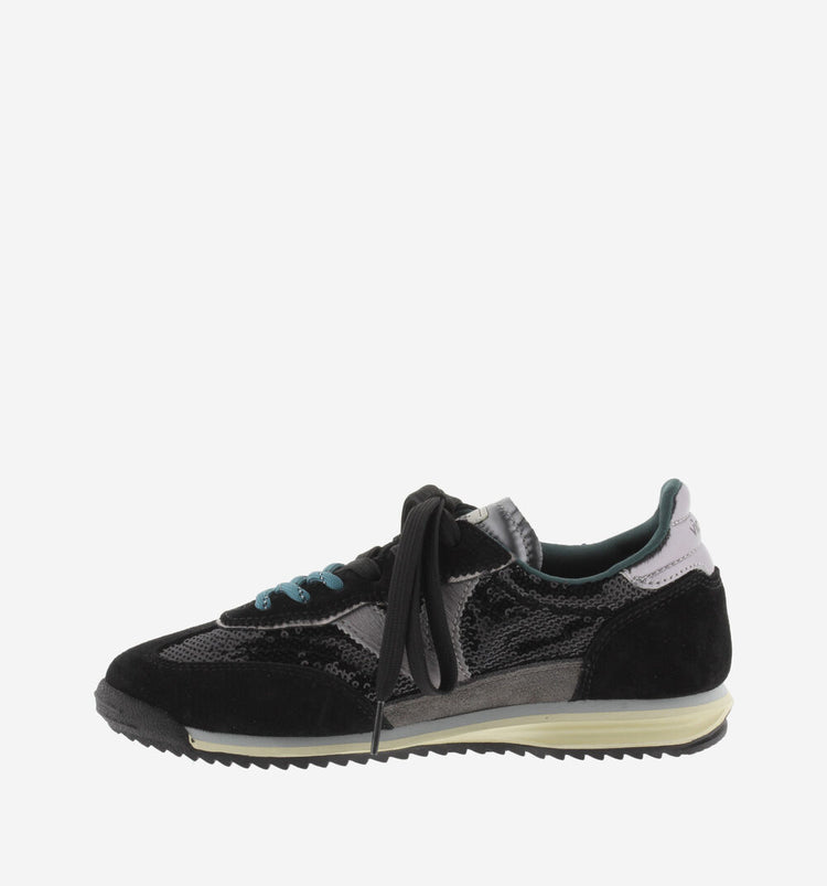 Saturno Sequin | Black | Victoria | Trainers | Jenny Shoo Bootique