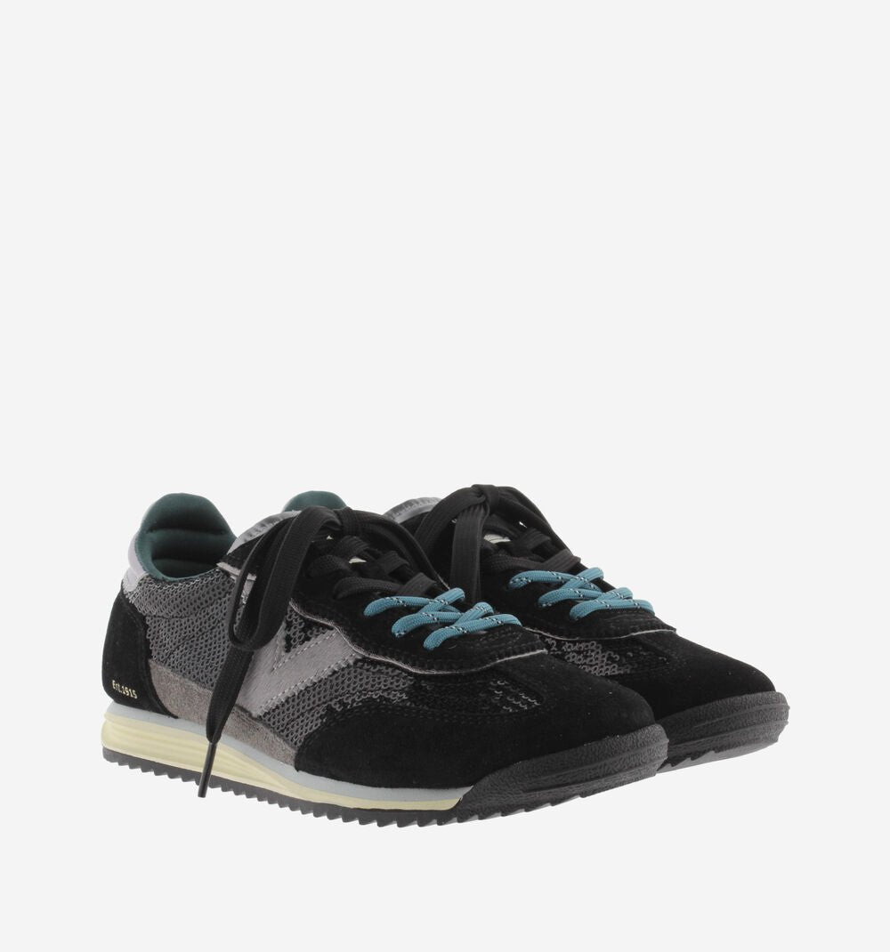 Saturno Sequin | Black | Victoria | Trainers | Jenny Shoo Bootique