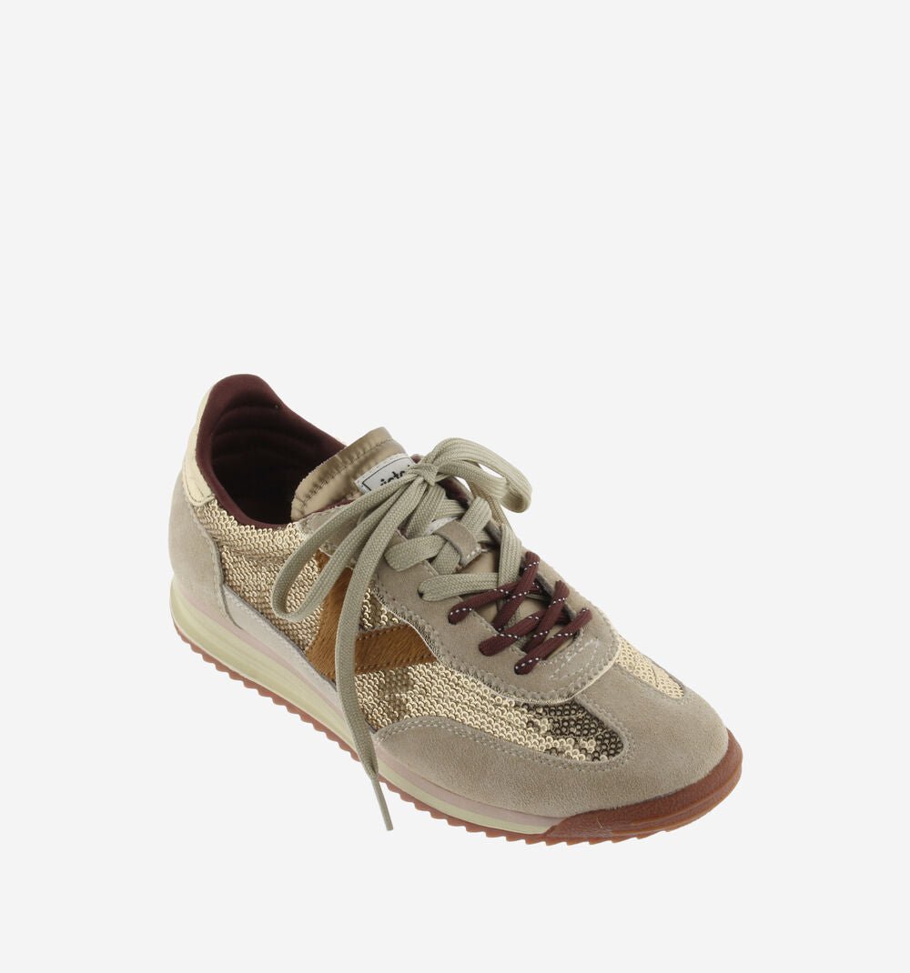 Saturno Sequin | Beige | Victoria | Trainers | Jenny Shoo Bootique