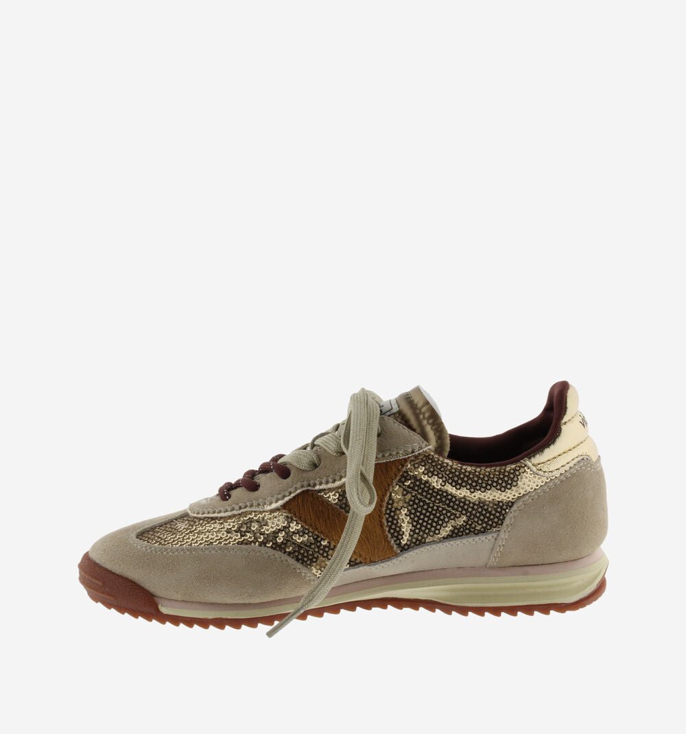 Saturno Sequin | Beige | Victoria | Trainers | Jenny Shoo Bootique