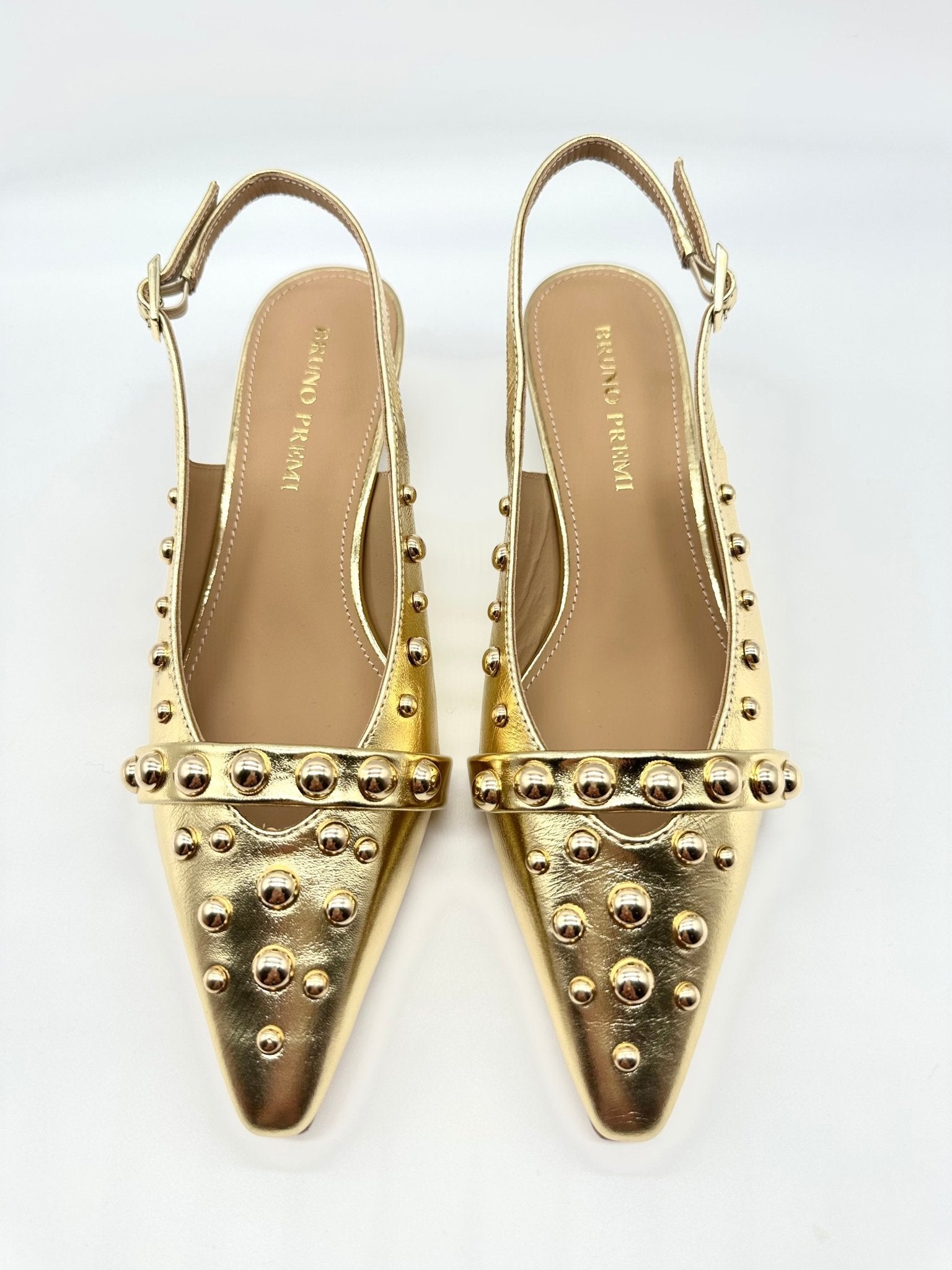 Tia Hon | Gold | Bruno Premi | Heels | Jenny Shoo Bootique