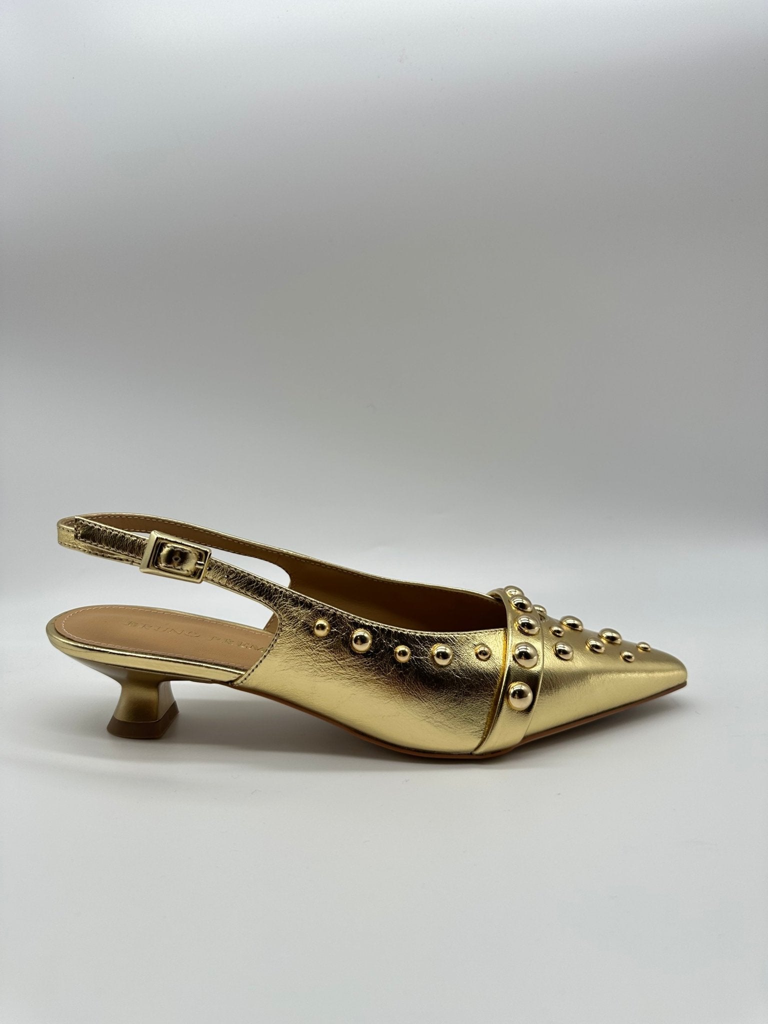 Tia Hon | Gold | Bruno Premi | Heels | Jenny Shoo Bootique