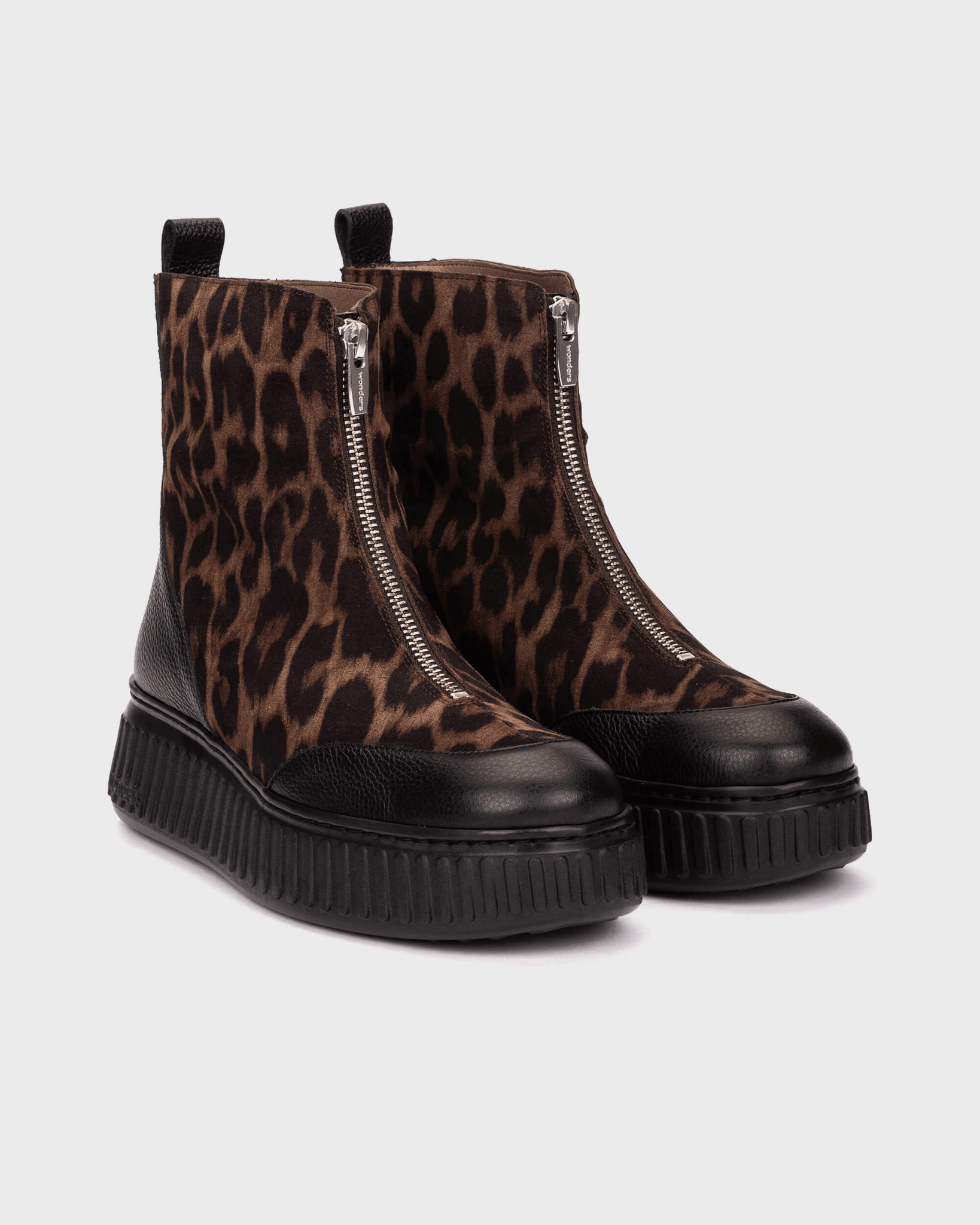 XFly 02 | Black - Leopard | Wonders | Ankle Boots | Jenny Shoo Bootique