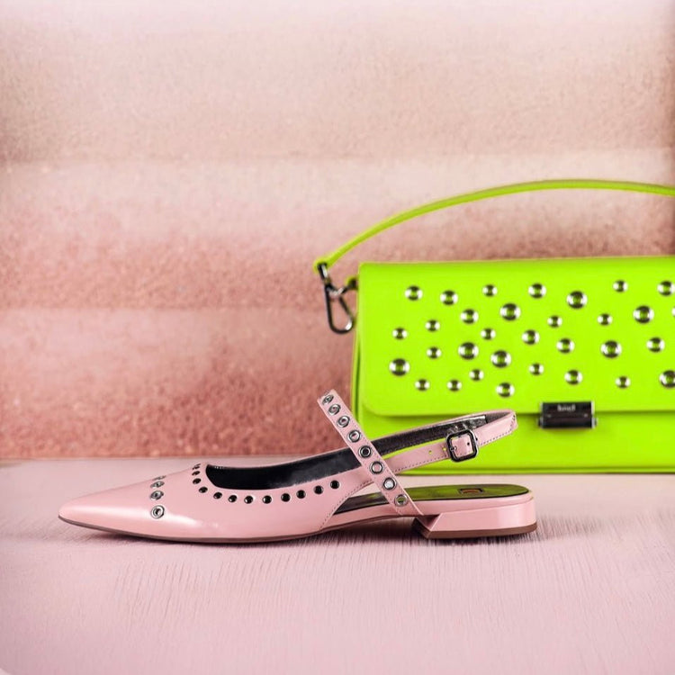 Faye | Powder Pink | HÖGL | Flats | Jenny Shoo Bootique