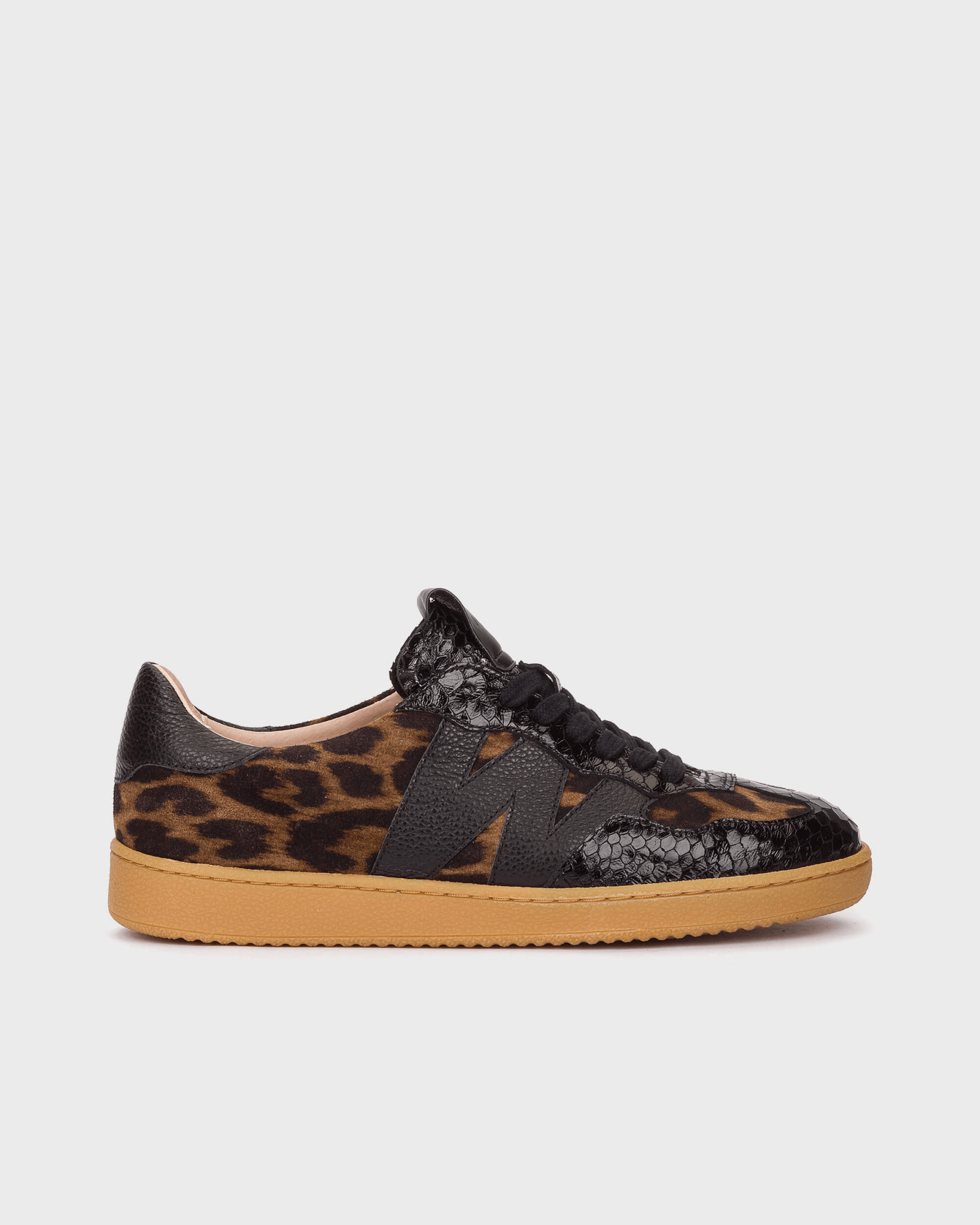 Nubia 10 | Black- Leopard | Wonders | Trainers | Jenny Shoo Bootique