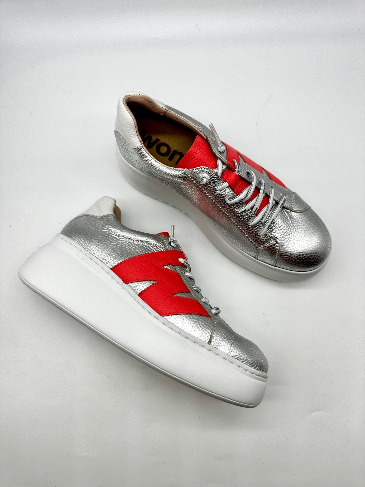 Astra | Silver - Coral | Wonders | Trainers | Jenny Shoo Bootique