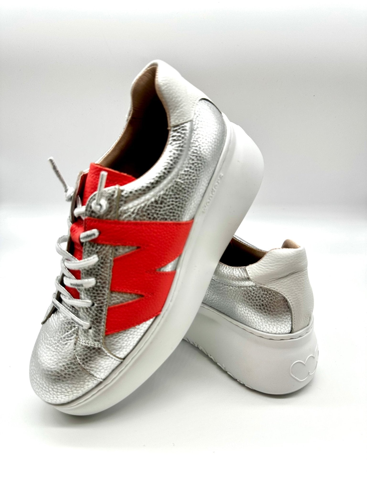 Astra | Silver - Coral | Wonders | Trainers | Jenny Shoo Bootique
