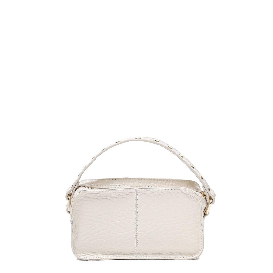 Helena Leather | Beige - Gold