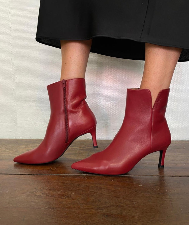 Loroya | Red | Unisa | Ankle Boots | Jenny Shoo Bootique