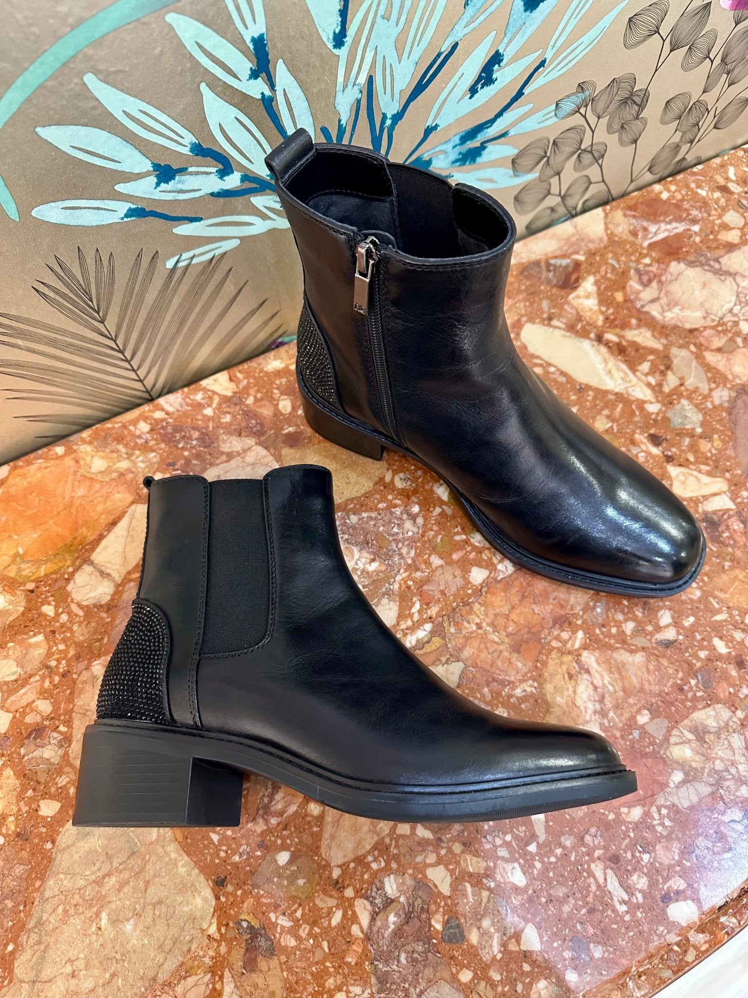 Moira | Black | Regarde Le Ciel | Ankle Boots | Jenny Shoo Bootique