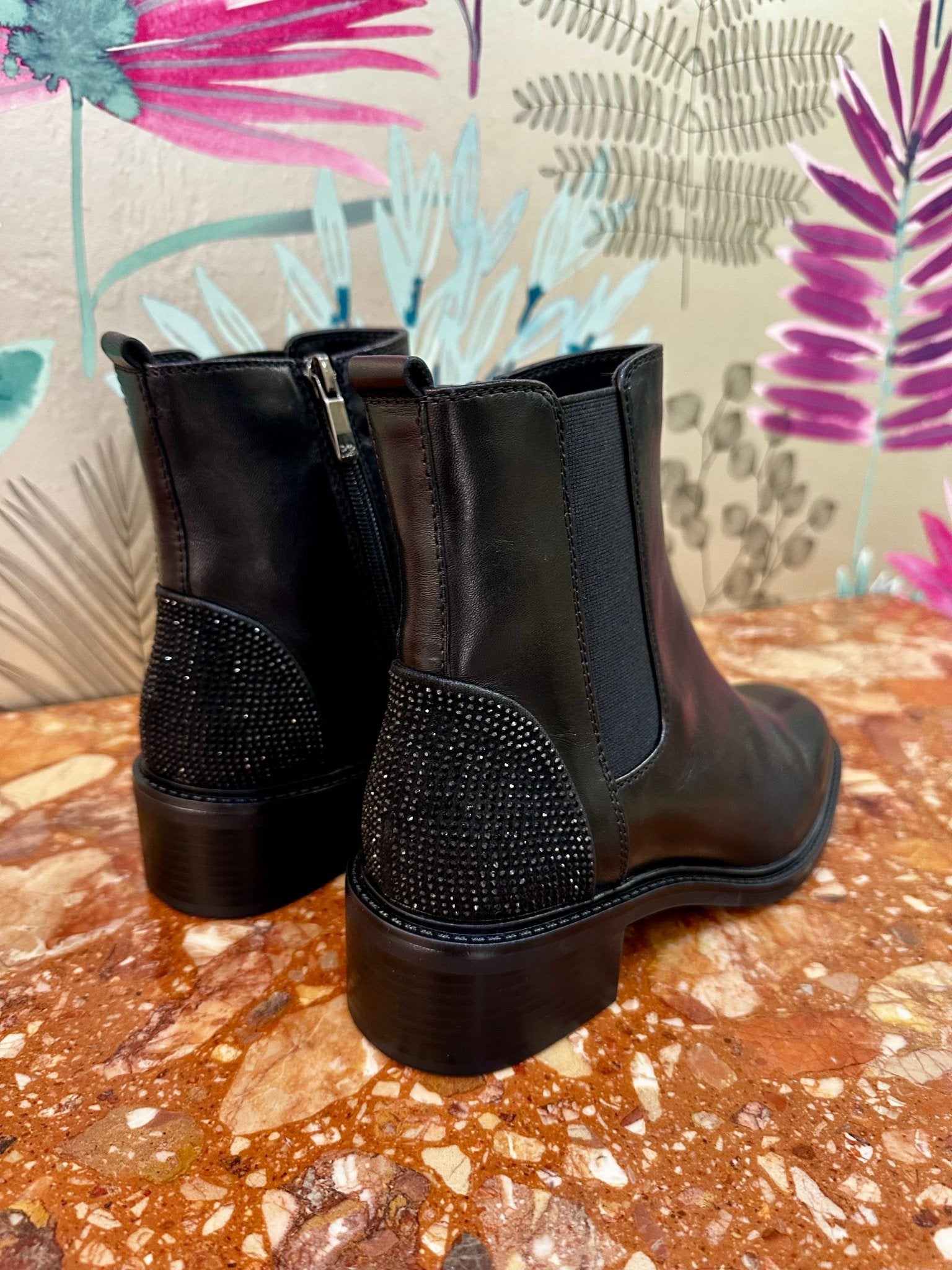 Moira | Black | Regarde Le Ciel | Ankle Boots | Jenny Shoo Bootique