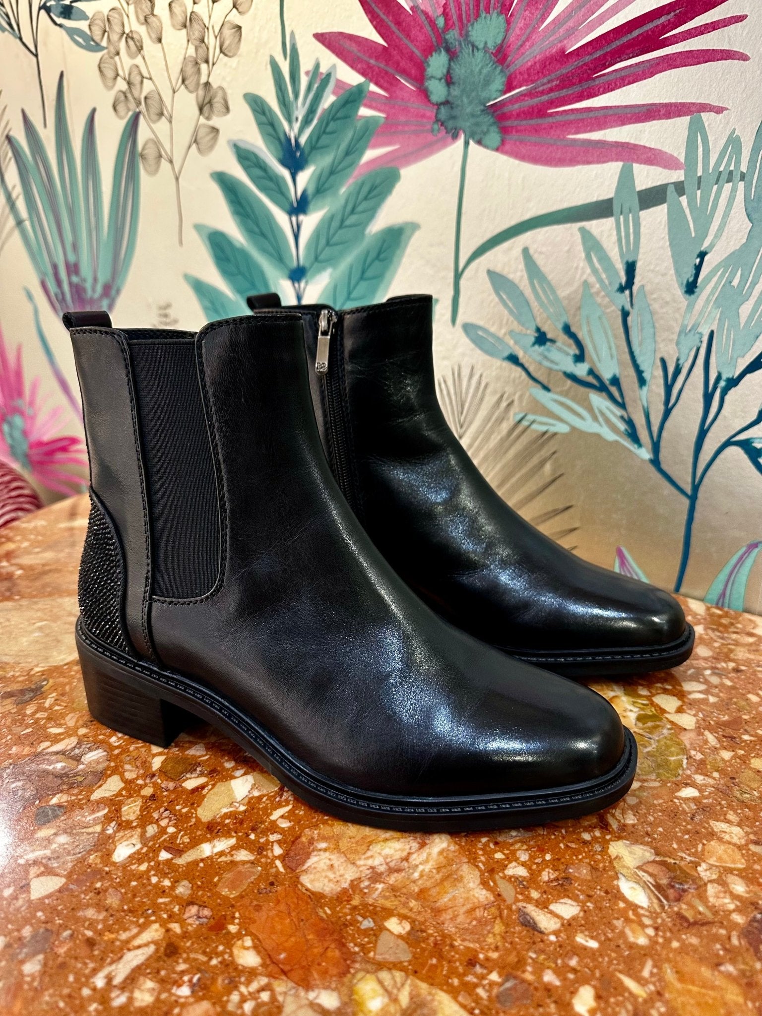 Moira | Black | Regarde Le Ciel | Ankle Boots | Jenny Shoo Bootique