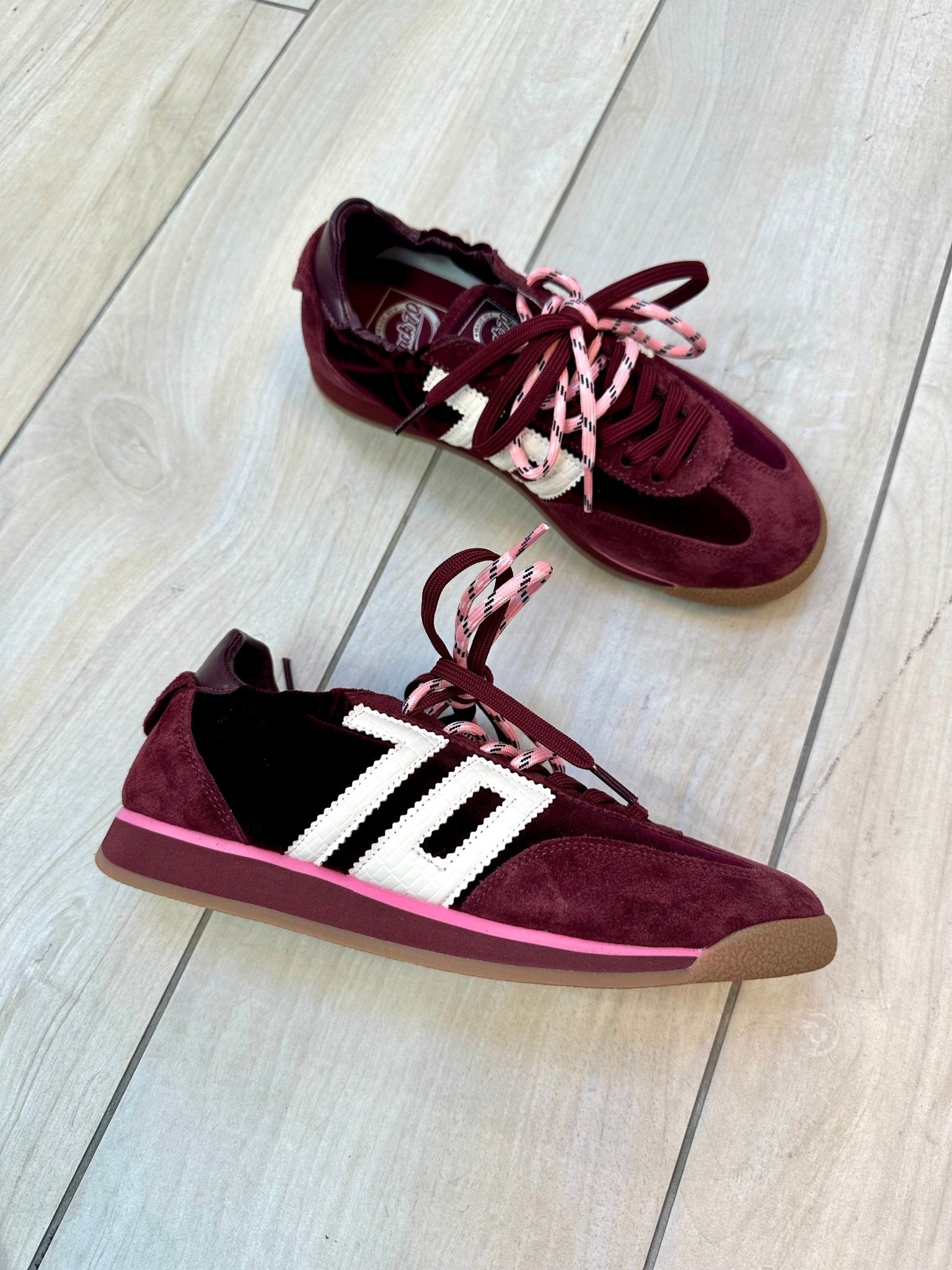 Rocket | Velvet Wine | Back 70 | Trainers | Jenny Shoo Bootique