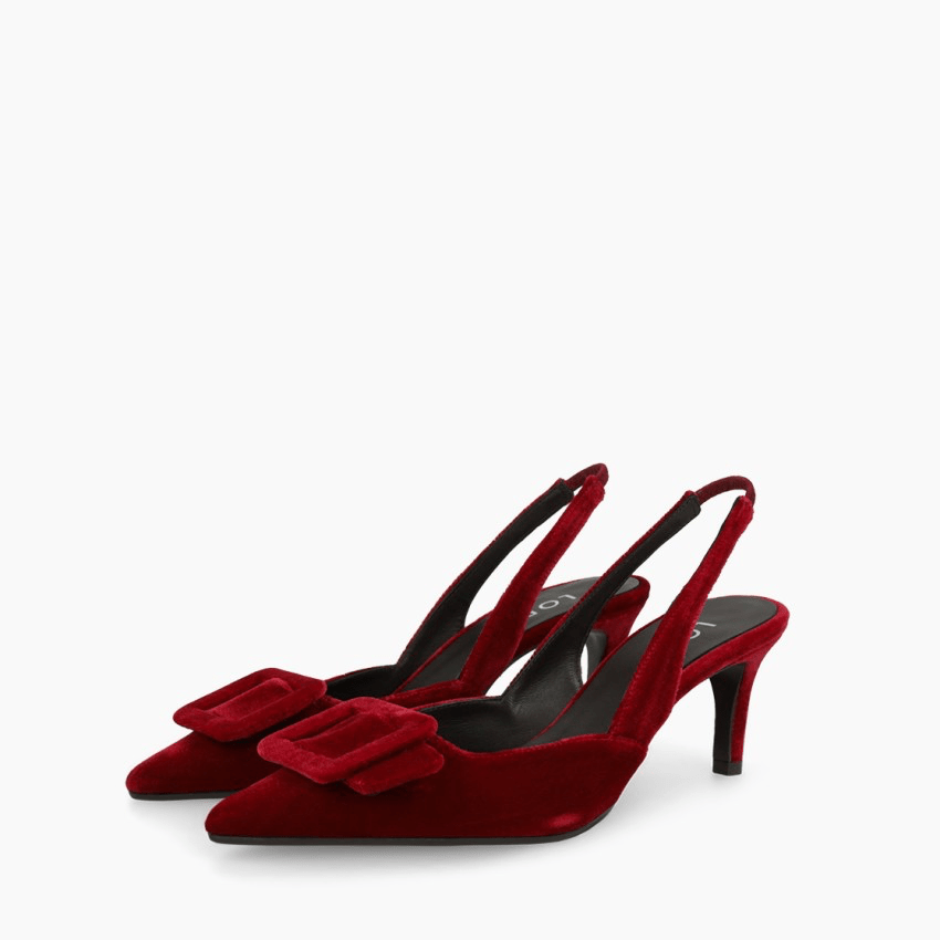 Nestor | Red Velvet | LODI | Heels | Jenny Shoo Bootique