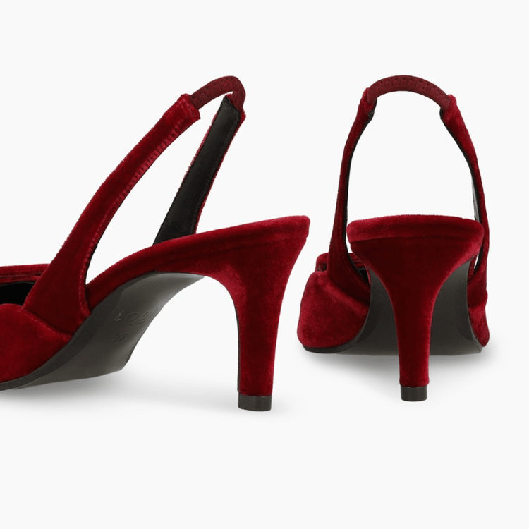 Nestor | Red Velvet | LODI | Heels | Jenny Shoo Bootique
