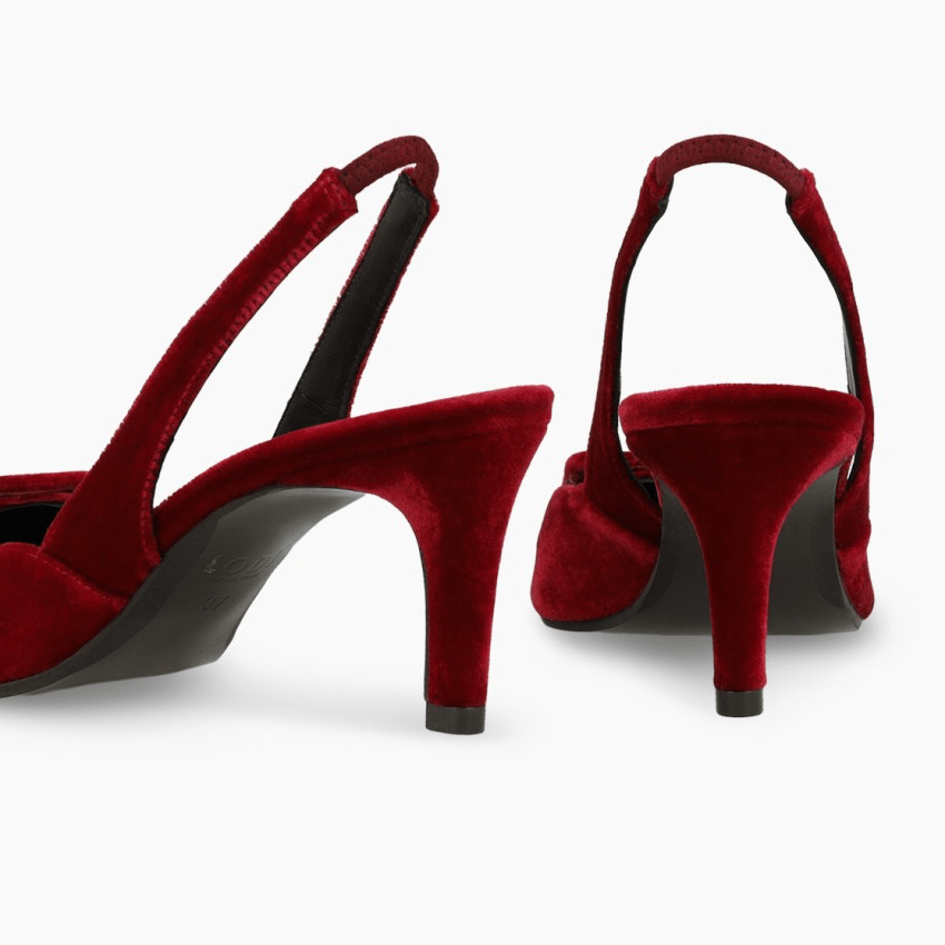 Nestor | Red Velvet | LODI | Heels | Jenny Shoo Bootique