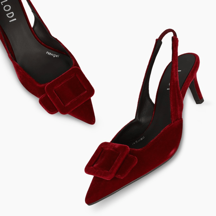 Nestor | Red Velvet | LODI | Heels | Jenny Shoo Bootique