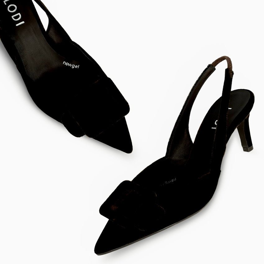 Nestor | Black Velvet | LODI | Heels | Jenny Shoo Bootique