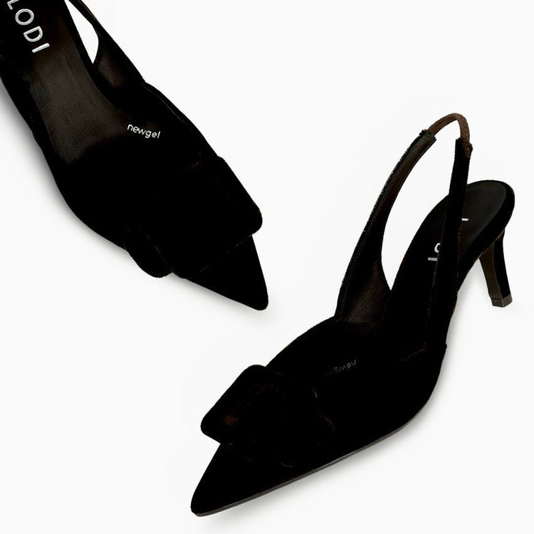 Nestor | Black Velvet | LODI | Heels | Jenny Shoo Bootique