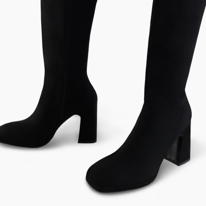 Limbo | Bkack | LODI | Long Boots | Jenny Shoo Bootique