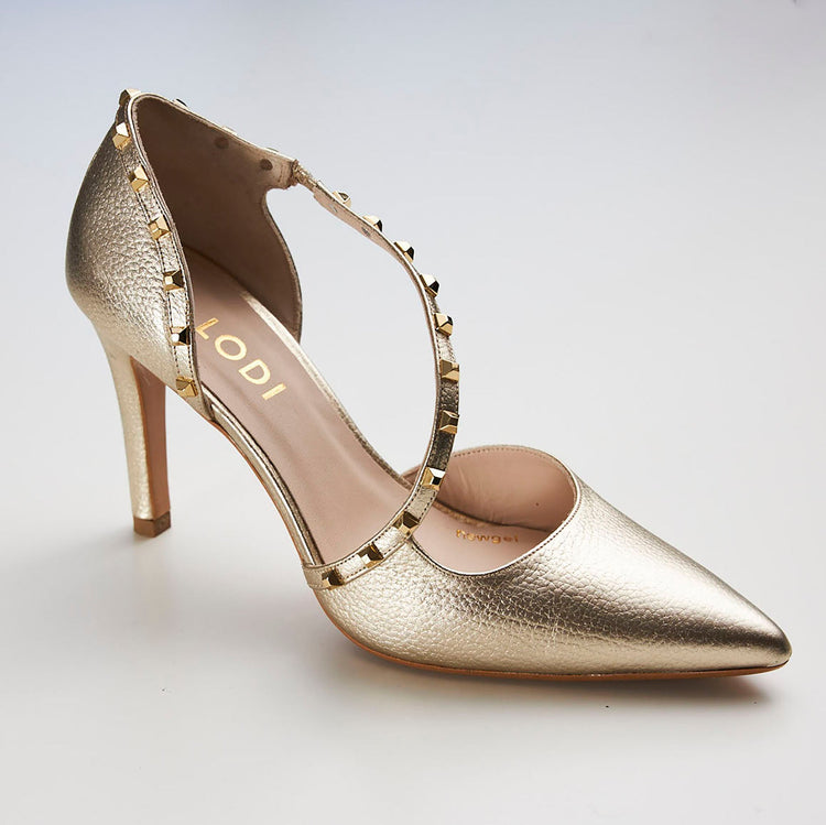 Rubiel | Gold | LODI | Heels | Jenny Shoo Bootique