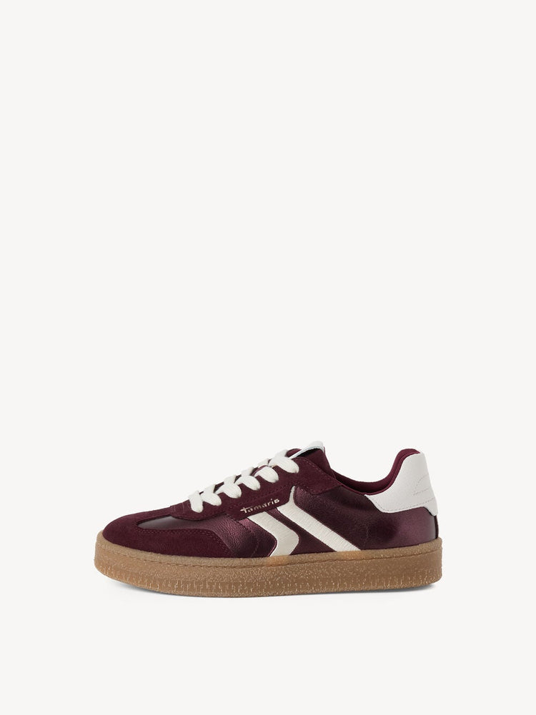League | Burgundy | Tamaris | Trainers | Jenny Shoo Bootique