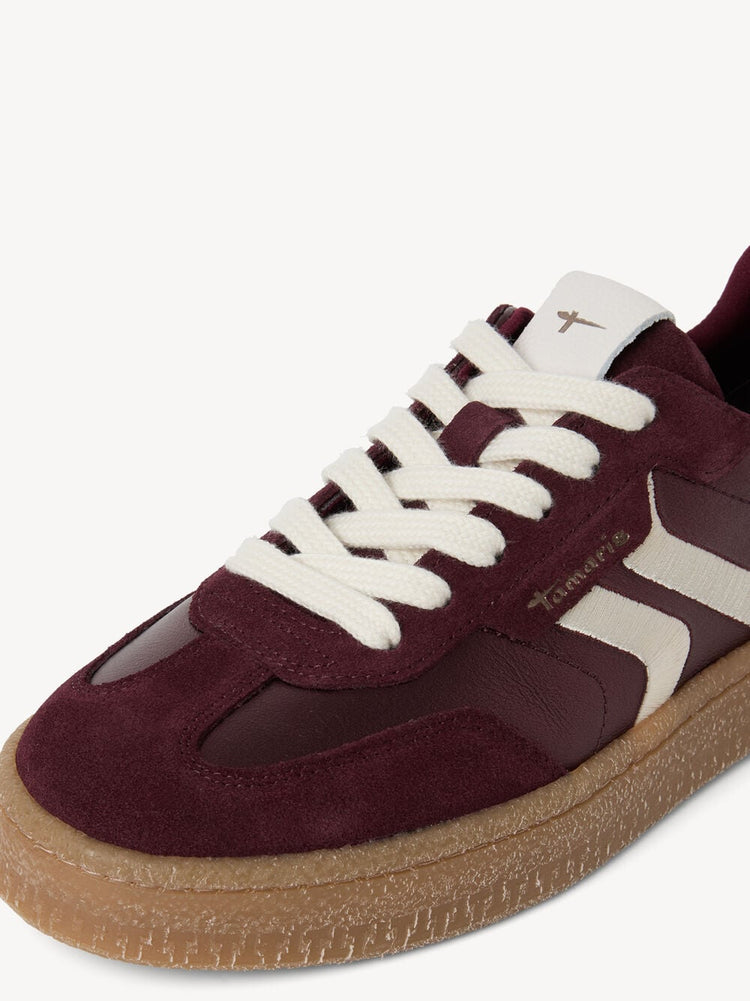 League | Burgundy | Tamaris | Trainers | Jenny Shoo Bootique