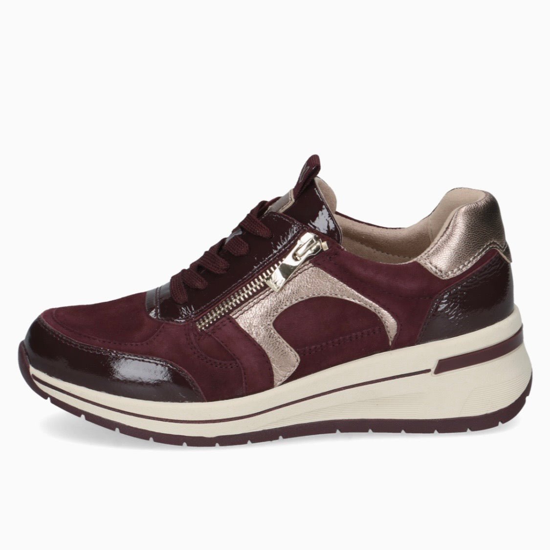 Vienna | Burgundy | Caprice | Trainers | Jenny Shoo Bootique