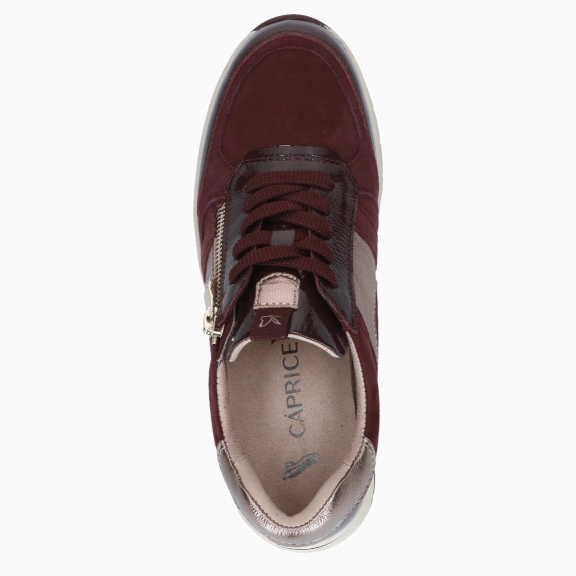 Vienna | Burgundy | Caprice | Trainers | Jenny Shoo Bootique